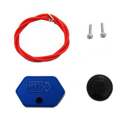 Jabsco pressostat til pumper, set fra siden med tilslutninger