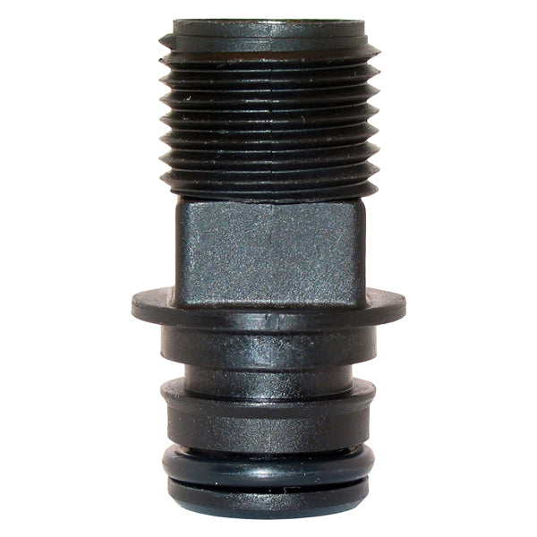 SeaTec slangestuds Par-Max lige 1/2" BSP i detaljeret nærbillede