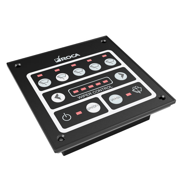 Frontmonteret Roca panel til CANBUS 5 viskermotor, som vist i brug.