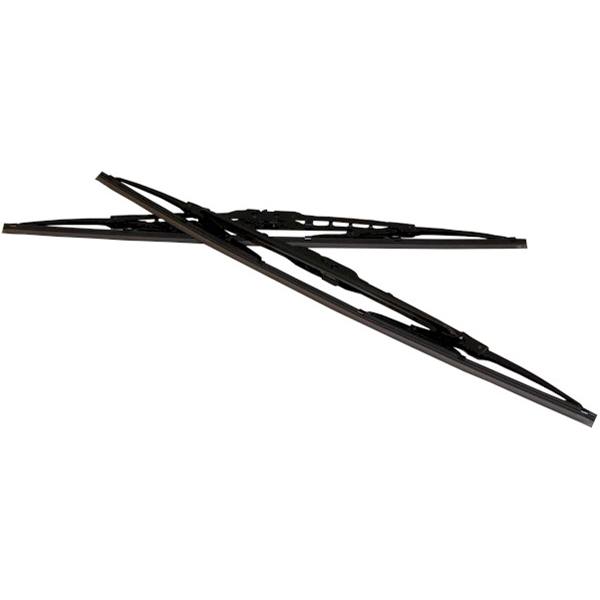 Viskerblade fra 1852, 22" i pakke med 2 stk, vist fra siden.