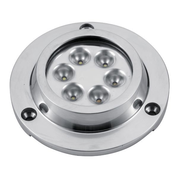 SeaTec undervandslys set forfra, klart og elegant design med LED-lys