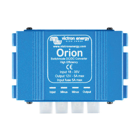 Victron Orion omformer 24 - 12V 70Amp set forfra, klar til installation.