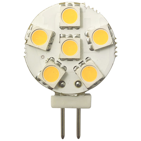 1852 LED G4 spot på en båd, monteret i en lampe