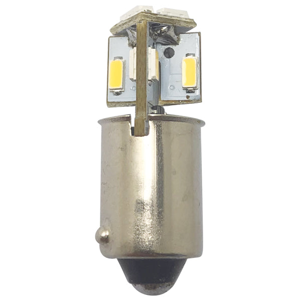 1852 LED bajonetpære BA9S set fra siden, ideel til bådlys