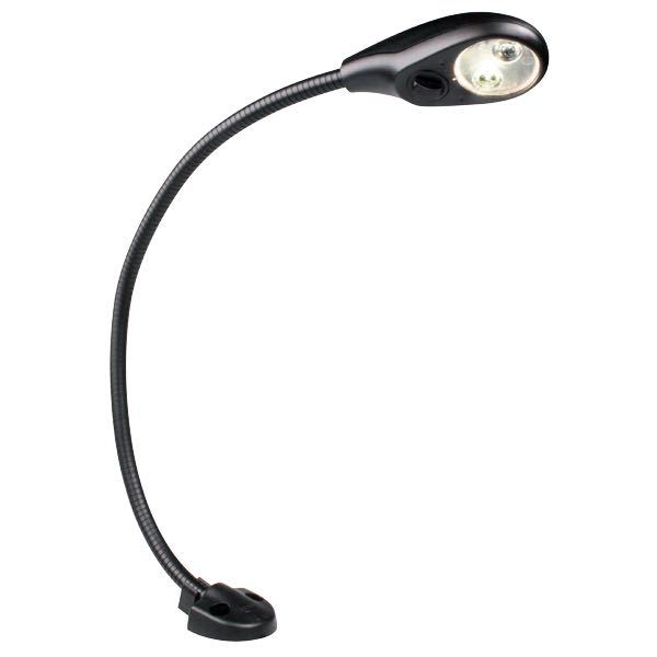 Hella LED kortlampe i brug og monteret på båd