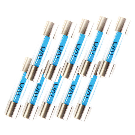 Oceanflex glasikring 5 x 20mm 1Amp i pakke med 10 stk.