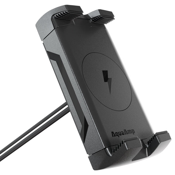AquaAmp, 500 vertikal mobil holder med trådløs lader 12V 25W Qi2