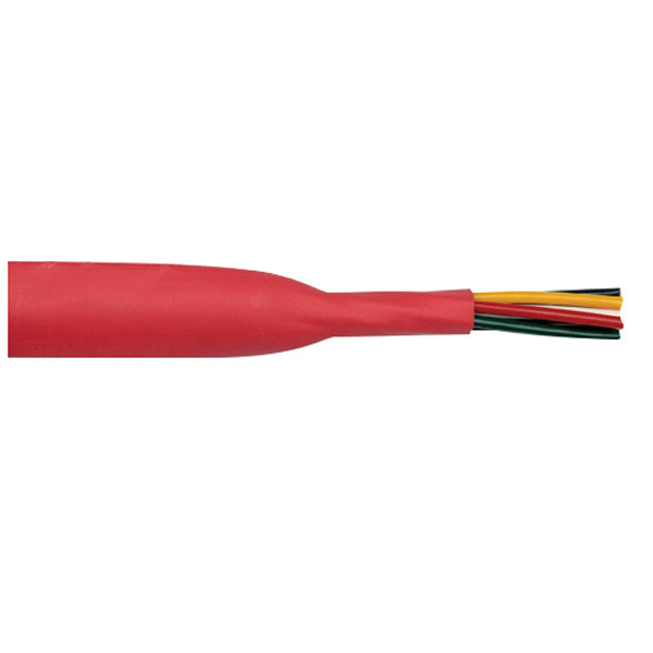 Oceanflex krympeflex i rød, 15 cm lang, til bådudstyr.