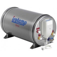 Isotemp varmtvandsbeholder basic med mixer termostat i marine miljø.
