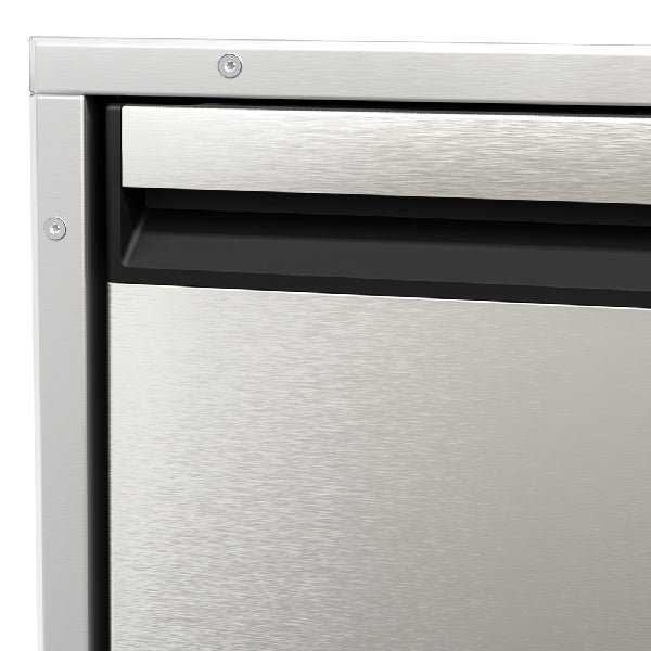 Dometic ramme RF316 til NRX80 i rustfrit stål set fra siden