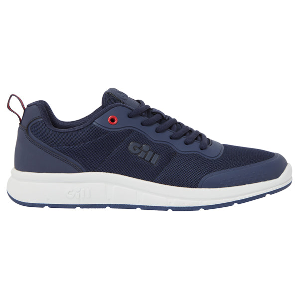 Gill, 941 Pursuit Trainer sko i navy farve, set forfra med fokus på det moderne design.