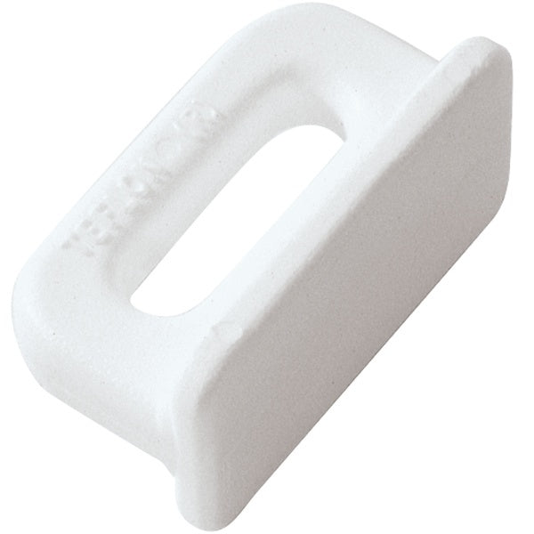 Ronstan slæde 22mm x 42mm set fra siden, anvendt til lineløbere på masten