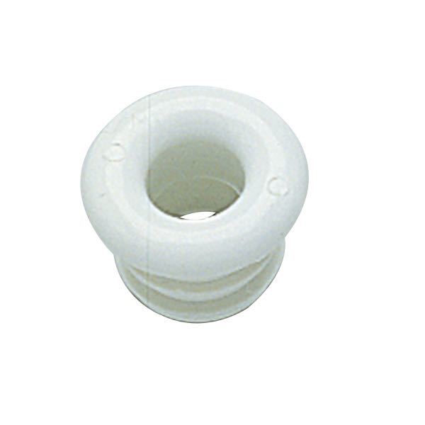 Ronstan dæksbøsning 10mm 13mm set fra siden, ideel til mastetilbehør.