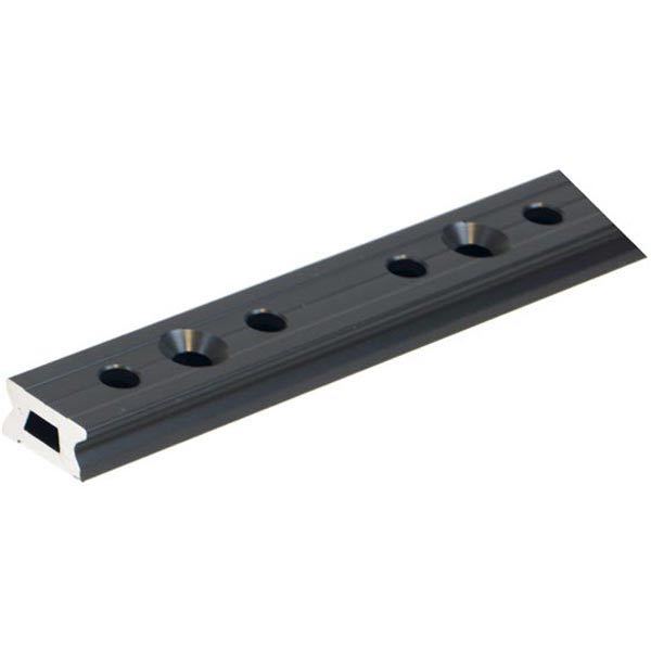 Ronstan skødeskinne 30mm set fra siden med beslag