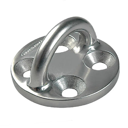 Ronstan pad eye base Ø50mm set fra siden med bøjle Ø7,3mm