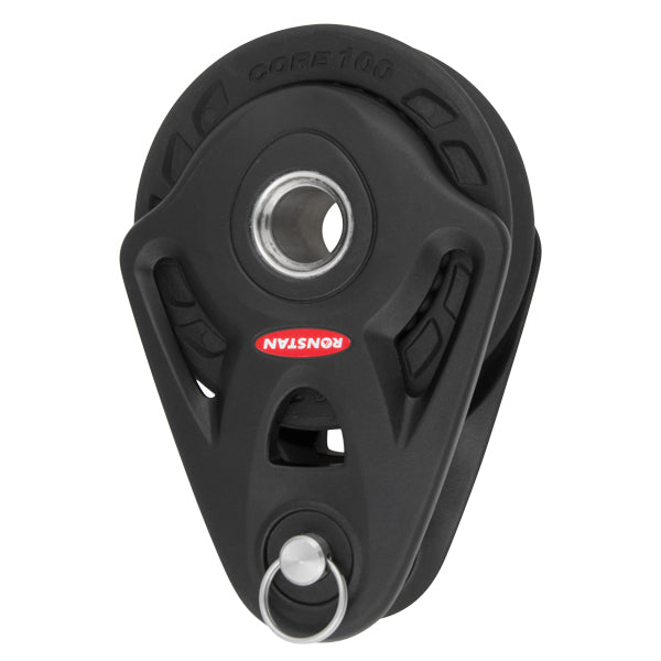 Ronstan serie 100 maste fodblok, vist fra siden med 12mm splitbolt
