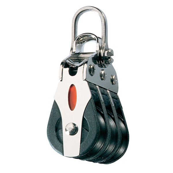 Ronstan trippelblok serie 20 med kugleleje set fra siden