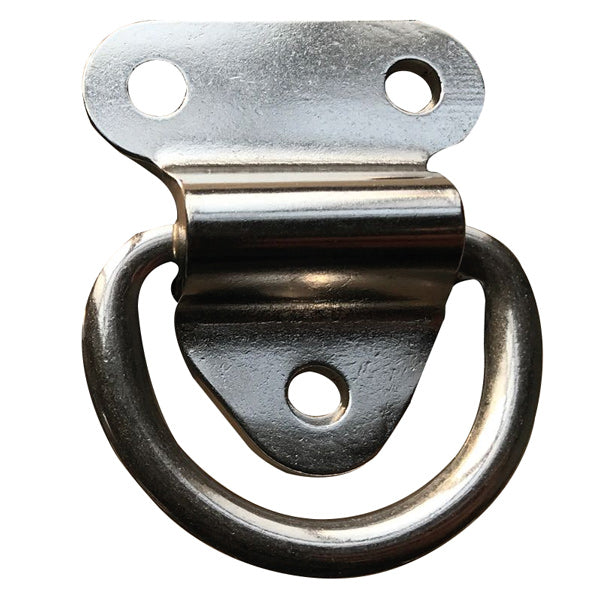 SeaTec Padeye i rustfrit stål, set skråt forfra med ring Ø6mm