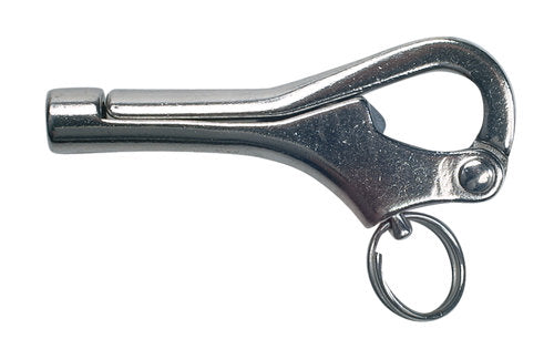 SeaTec pelikankrog i rustfrit stål AISI316 L set fra siden med detaljeret finish.
