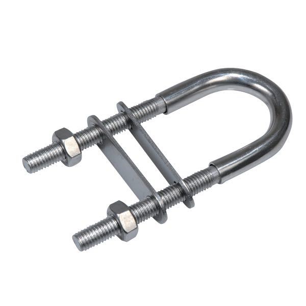 1852 U bøjle gods med 14mm gevind set forfra