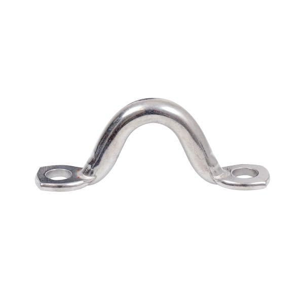 Bøjle RF stål fra 1852 med hulafstand 43 mm, set forfra.