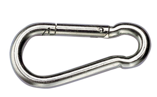 1852 karabinhage set forfra, metal med galv finish