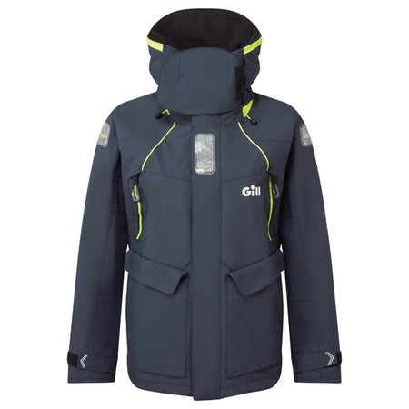 Gill OS26 Offshore damejakke i navy, set forfra med lynlås lukning.