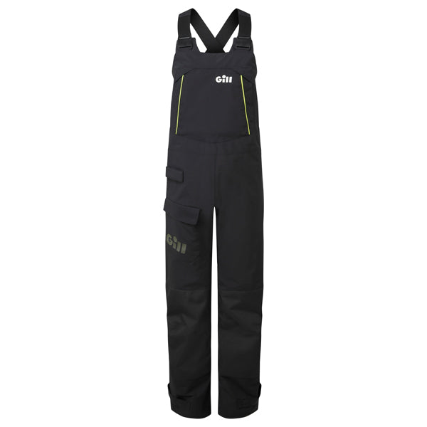 Gill OS26 Offshore dame bukser i sort, set forfra med detaljer.