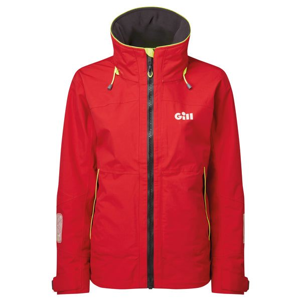 Gill OS32JW coastal damejakke i rød set forfra