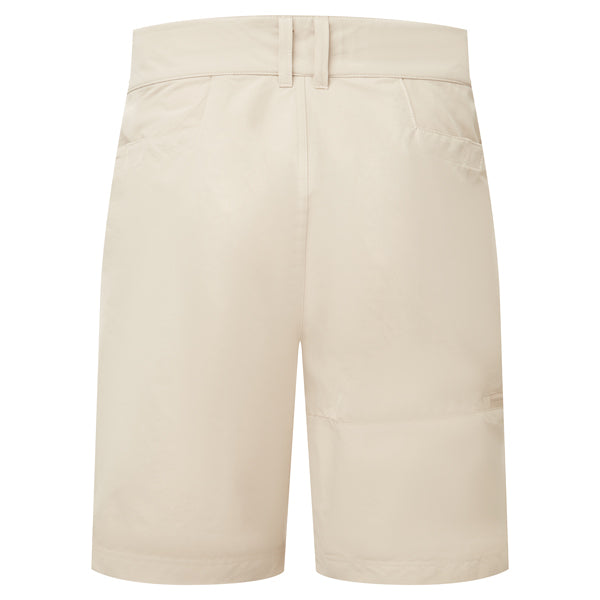 Gill UV Stretch shorts i khaki, set bagfra med fokus på pasform.