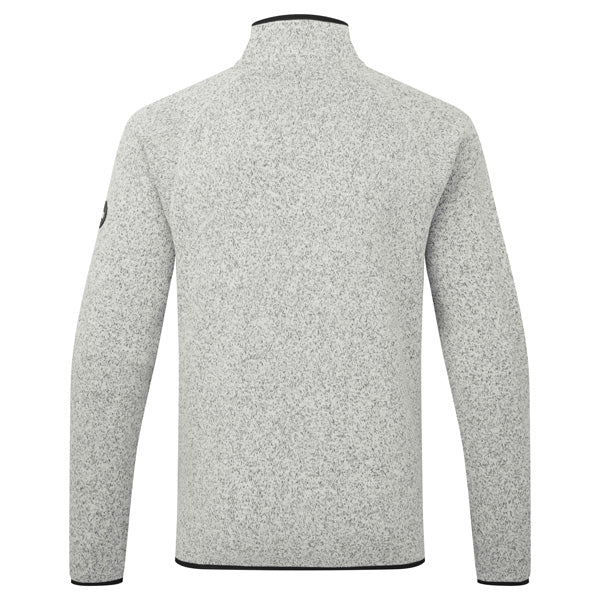 Gill fleece jakke i grå set bagfra på bøjle