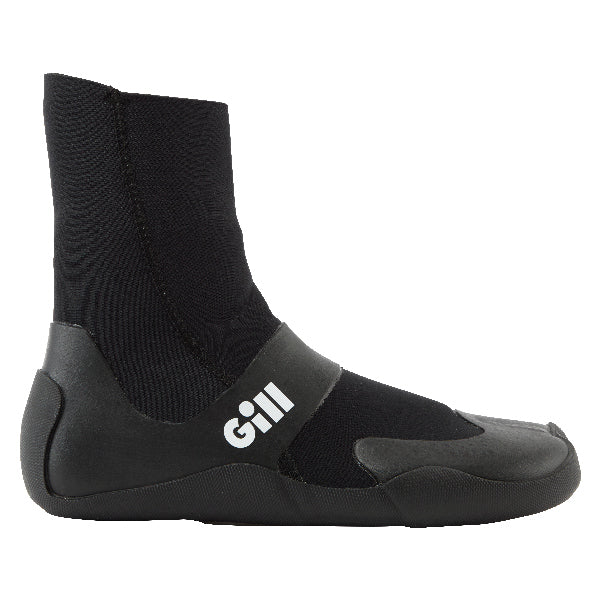 Gill, sort neopren støvle set fra siden, størrelse 40/41