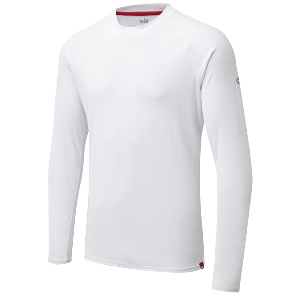Gill UV011 Men's UV Tec T-Shirt i hvidt, set forfra
