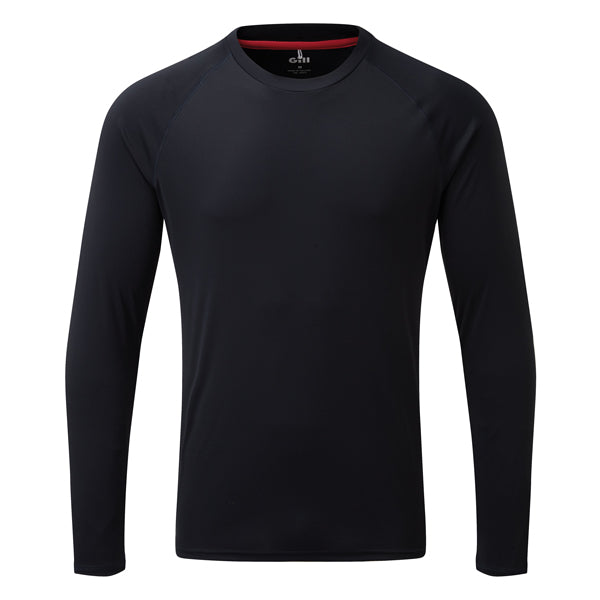 Gill UV011 Men's UV Tec T-Shirt i navy, set foran med lange ærmer.