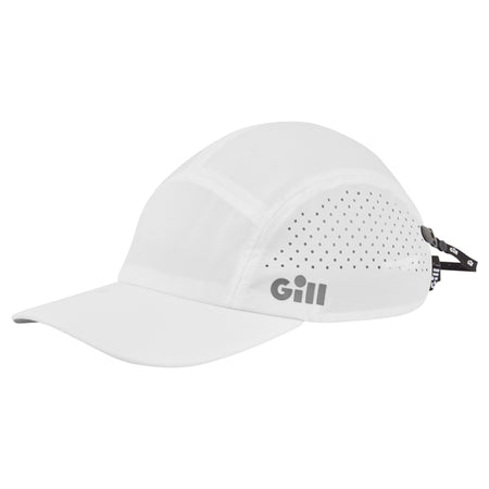 Gill 156 Verso Cap i hvid med skygge set fra fronten