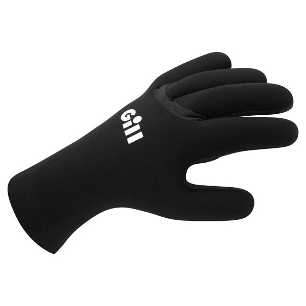 Gill neoprene vinterhandske i sort, set forfra