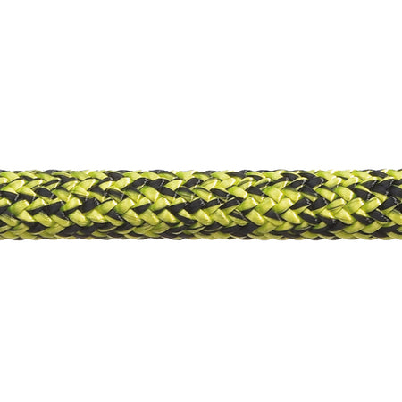 Robline Admiral 7000 skøde-/faldtov i sort og gul, 10mm tykkelse, 200m rulle.