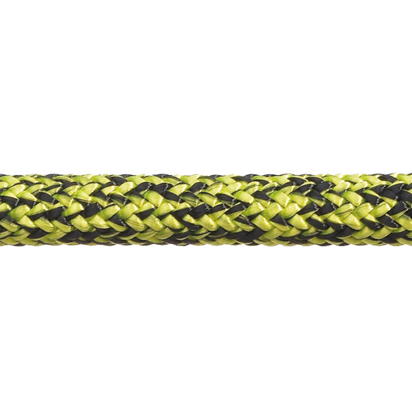 Robline Admiral 7000 skøde-/faldtov i sort og gul, 10mm tykkelse, 200m rulle.
