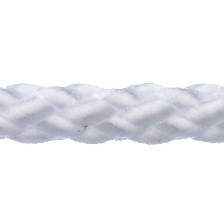 Robline Polyester 8 Allroundline 3mm i hvid farve, præsenteret på en båd