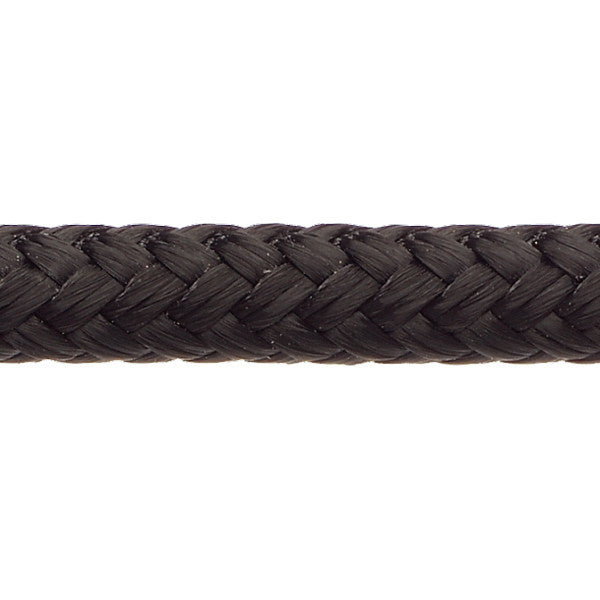 Robline Orion 500 Trimline 3mm sort, præsenteret på en hvid baggrund.
