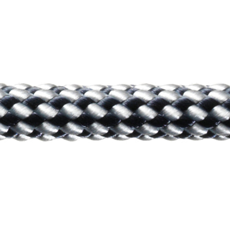 Robline Jolletov 3mm i hvid og blå farve, rullet op på spole.