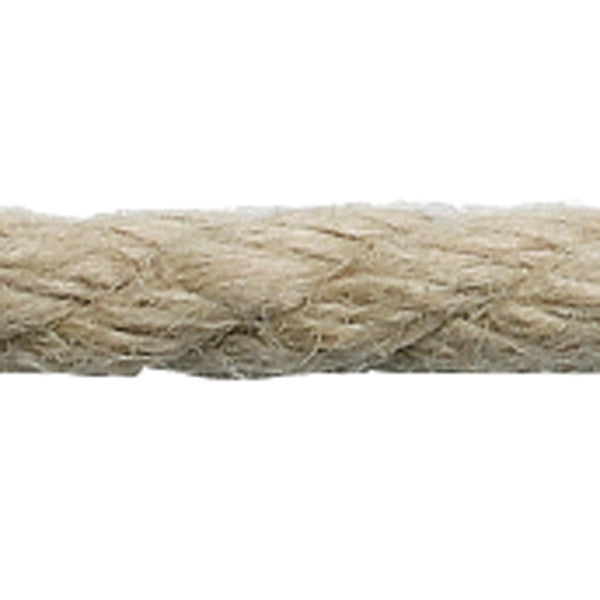 Robline Classic-Tex 10mm i farven sand, præsenteret på hvid baggrund.