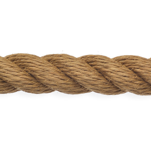 Robline Trad-Tex 14mm line i brun farve, præsenteret på hvid baggrund.