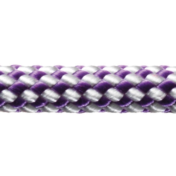 Robline Dinghy Control 5mm i hvid og lilla, set fra siden
