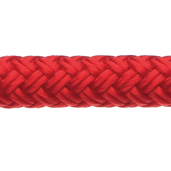 Robline Orion 500 trim/skødeline 6 mm i rød farve, set fra siden.