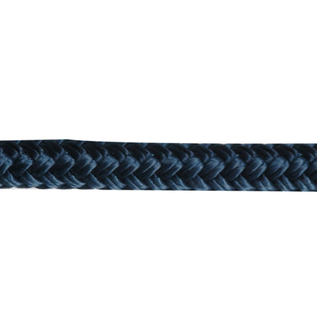 Robline fortøjningstov 16mm i navy farve, liggende på hvid baggrund.