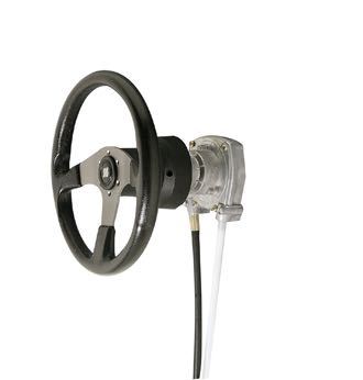 Ultraflex styrebox T 73NR FC set fra siden med planetgear