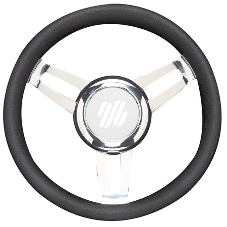 Ultraflex Foscari rat Ø350mm monteret på motorbåd