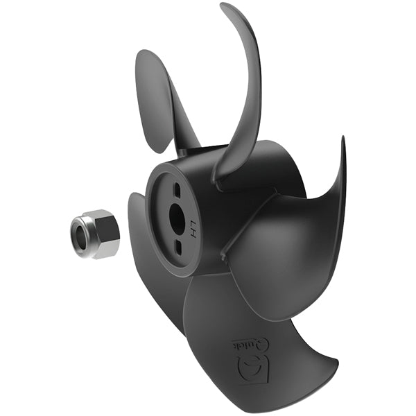 Quick propel venstre single 185mm set foran med detaljeret design.