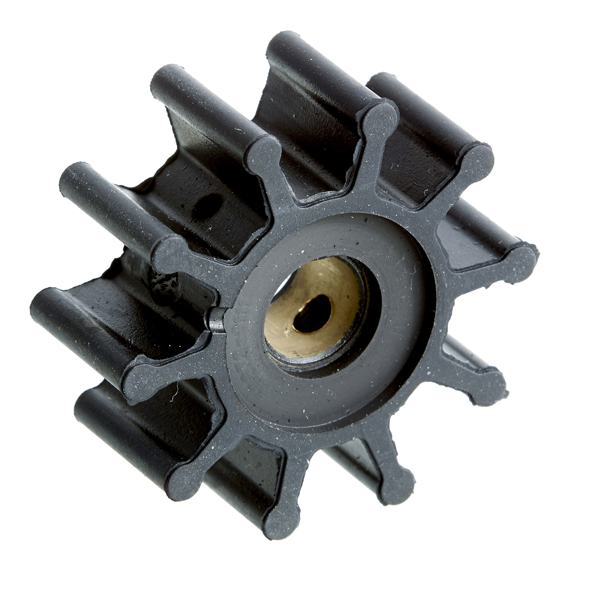 SeaTec impeller til jabsco og vetus, set fra siden.